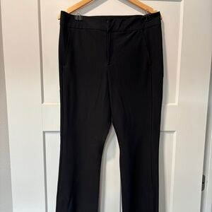 Black Athleta Stellar Flare Trouser